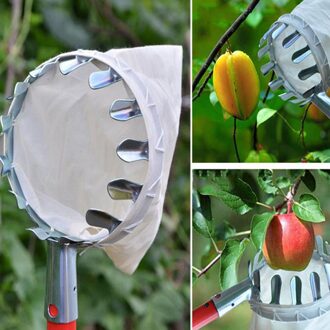 Draagbare Fruit Picker Metalen Picker Handige Fruit Tuinbouw Fruit Picker Tuinieren Apple Perzik Pick Gereedschap Draagbare Vruchten