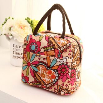 Draagbare Geïsoleerde Thermische Koeler Lunchbox Carry Tote Picknick Case Opbergtas 4