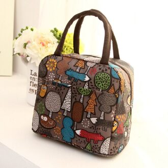 Draagbare Geïsoleerde Thermische Koeler Lunchbox Carry Tote Picknick Case Opbergtas 6