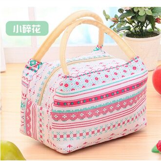 Draagbare Geïsoleerde Thermische Voedsel Picknick Lunch Tas Doos Cartoon Tassen Pouch Voor Vrouwen Meisje Kids Kinderen Floral