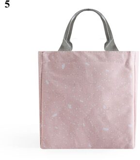 Draagbare Geïsoleerde Thermische Voedsel Picknick Lunch Tas Doos Print Tassen Pouch Voor Vrouwen Meisje Kids Kinderen Lunchbox 5