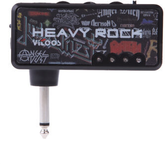 Draagbare Gitaar Versterker Elektrische Gitaar Mini Hoofdtelefoon Amp lichtgewicht Heavy Rock Compact