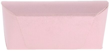 Draagbare Glazen Doos Bril Protector Sieraden Organizer Case roze