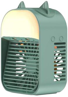 Draagbare Hand Ventilator Mini Luchtkoeler Desktop Usb Kleine Airconditioner Thuis Slaapzaal Outdoor Fan Cartoon Oor Leuke Koelventilator GNB