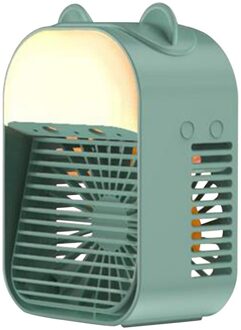 Draagbare Hand Ventilator Mini Luchtkoeler Desktop Usb Kleine Airconditioner Thuis Slaapzaal Outdoor Fan Cartoon Oor Leuke Koelventilator GNC