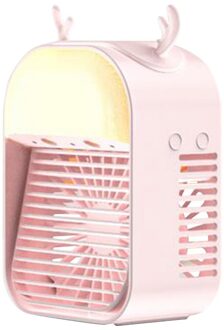 Draagbare Hand Ventilator Mini Luchtkoeler Desktop Usb Kleine Airconditioner Thuis Slaapzaal Outdoor Fan Cartoon Oor Leuke Koelventilator PKA