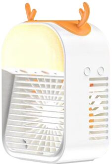Draagbare Hand Ventilator Mini Luchtkoeler Desktop Usb Kleine Airconditioner Thuis Slaapzaal Outdoor Fan Cartoon Oor Leuke Koelventilator WHA