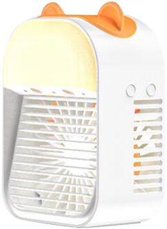 Draagbare Hand Ventilator Mini Luchtkoeler Desktop Usb Kleine Airconditioner Thuis Slaapzaal Outdoor Fan Cartoon Oor Leuke Koelventilator WHC