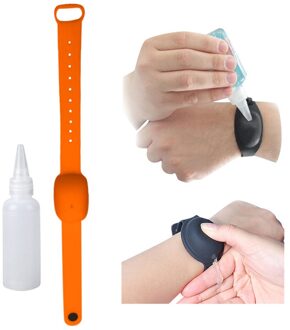 Draagbare Handdesinfecterend Dispenser Handdesinfecterend Doseren Armband Polsband Hand Dispenser Dispensadores De Alcohol Gel Blauw