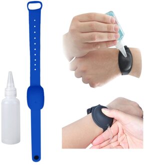 Draagbare Handdesinfecterend Dispenser Handdesinfecterend Doseren Armband Polsband Hand Dispenser Dispensadores De Alcohol Gel groen