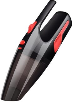 Draagbare Handheld Auto Stofzuiger Draadloze/Auto Plug 120W 12V 5000Pa Super Zuig Nat/droog Stofzuiger Voor Car Home wired zwart