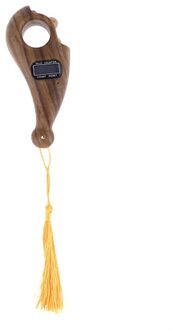 Draagbare Handheld Digitale Kralen Teller Vinger Spel Speelgoed Auto Turn Off Geheugenfunctie Decompressie Ontspanning Tool Voor Meditati perzik houtkleur