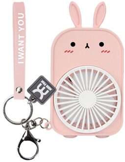 Draagbare Handheld Fan Usb Lading Fan Speed Verstelbare 2 Speed Opknoping Mode Smart Home Office Portable Mini Fan