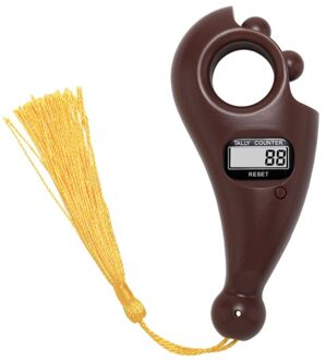 Draagbare Handheld Kwastje Digitale Kralen Teller Vinger Spel Speelgoed Handmatige Reset Decompressie Ontspanning Tool Voor Meditatie Chantin CF