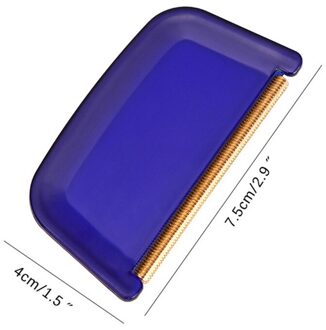 Draagbare Handmatige Lint Remover Kleding Fuzz Stof Scheerapparaat Borstel Huishoudelijke Tool Power-Gratis Pluis Verwijderen Roller Trui Geweven Jas blauw C