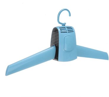 Draagbare Hangers Kleren Elektrische Wasserij Droger Smart Schoenen Droger Rack Jas Voor Winter Home Reizen Staaf Rek Hangers Blauw