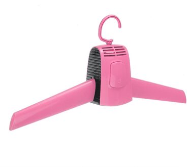 Draagbare Hangers Kleren Elektrische Wasserij Droger Smart Schoenen Droger Rack Jas Voor Winter Home Reizen Staaf Rek Hangers Roze