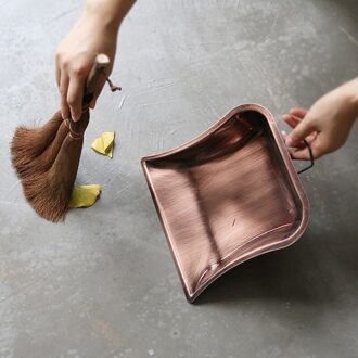 Draagbare Hennep Palm Borstel Met Rvs Loop Kleine Bezem Thee Sets Computer Toetsenbord Borstel Handgemaakte Natuurlijke