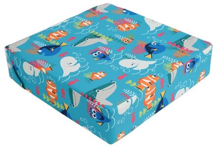 Draagbare Hoge Stoel Pad Booster Reizen Eetkamer Dikker Spons Zitkussen XX9F Blauw