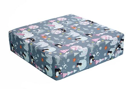 Draagbare Hoge Stoel Pad Booster Reizen Eetkamer Dikker Spons Zitkussen XX9F Rood