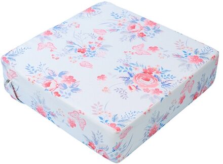Draagbare Hoge Stoel Pad Booster Reizen Eetkamer Dikker Spons Zitkussen XX9F wit