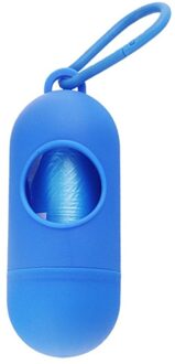 Draagbare Hond Halen Dispensers Hond Vuilniszak Hond Wc Tas Huisdier Vuilniszak Vuilnis Doos Pooperscoopers Pet Cleaning levert blauw