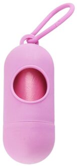 Draagbare Hond Halen Dispensers Hond Vuilniszak Hond Wc Tas Huisdier Vuilniszak Vuilnis Doos Pooperscoopers Pet Cleaning levert roze