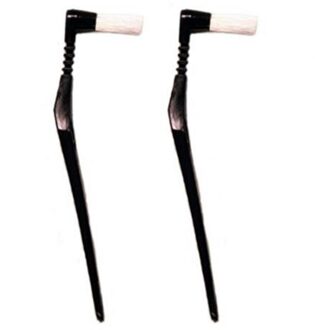 Draagbare Houten Handvat Zacht Haar Espresso Koffiezetapparaat Machine Brush Cleaner