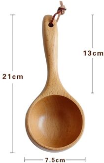Draagbare Houten Lepel Rijst Scoop Sauna Water Pollepel Bad Water Scoop Keuken Gebruiksvoorwerp Tool Maatlepel