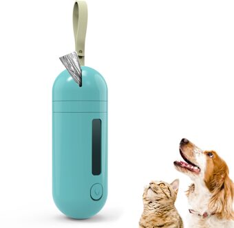 Draagbare Huisdier Hond Kak Zak Dispenser Pet Outdoor Reizen Water Fles Kat Drinkbeker Hond Afval Tas Houder Opbergdoos accessoire Blauw