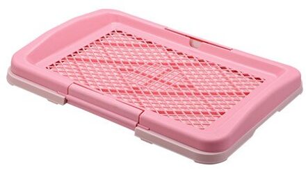 Draagbare Huisdier Hond Rooster Wc Potje Huisdier Hond Kat Zand Doos Puppy Puppies Lade Training Toilet Te Schoon Huisdier levert roze