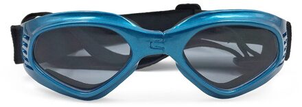 Draagbare Huisdier Hond Sunglass Opvouwbare Puppy Kat Bril Uv Bescherming Goggles Brillen Photo Prop Comfortabele Dierbenodigdheden Accessoire Blauw