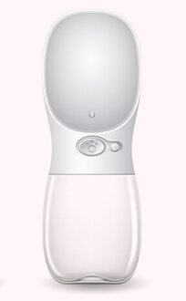 Draagbare Huisdier Hond Water Fles Voor Kleine Grote Honden Reizen Puppy Kat Drinken Kom Outdoor Huisdier Water Dispenser Feeder Huisdier product wit / 550ML