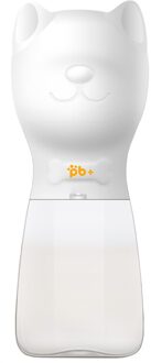 Draagbare Huisdier Hond Water Fles Voor Kleine Grote Honden Reizen Puppy Kat Drinken Kom Outdoor Huisdier Water Dispenser Feeder Huisdier product wit