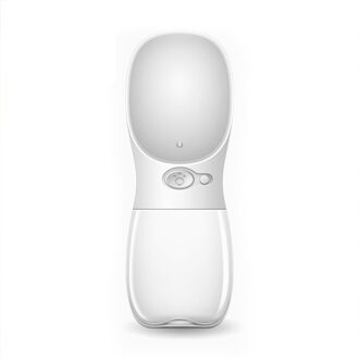 Draagbare Huisdier Hond Waterfles Reizen Puppy Kat Drinken Kom Outdoor Huisdier Water Dispenser Feeder Huisdier Product Voor Kleine Grote huisdieren wit / 350ml