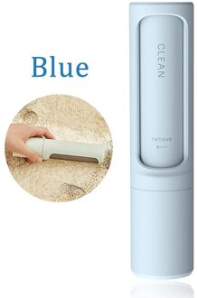 Draagbare Huisdier Ontharing Kam Sofa Sticky Haar Borstel Kat Hond Sticky Haar Borstel Haar Kleding Ontharing Apparaat schone Borstel blauw