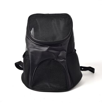 Draagbare Huisdier Rugzak Ademend Raster Zak Out Carrying Mesh Rugzak voor Puppy Kitten Chihuahua Animal Travel Pet Sling Bag zwart