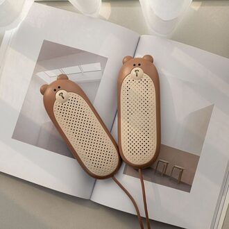 Draagbare Huishoudelijke Schoenen Droger Slimme Schoen Droger 3-Gear Timing Constante Temperatuur Drogen Tsh Winkel bruin