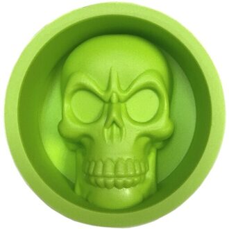 Draagbare Ijsemmer Silicone Ice Cube Maker Mallen Wijn Ijs Koeler Bier Kabinet Ruimtebesparende Keuken Bar Gereedschap Whiskey Freeze 6cm Skeleton Mold