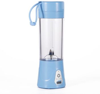 Draagbare Juicer Cup Milieuvriendelijke Sapcentrifuge Usb Oplaadbare Smart Gezonde 380Ml Sap Cup Met 2000Mah Power blauw