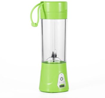 Draagbare Juicer Cup Milieuvriendelijke Sapcentrifuge Usb Oplaadbare Smart Gezonde 380Ml Sap Cup Met 2000Mah Power groen