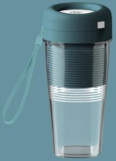 Draagbare Juicer Cup Multifunctionele Usb Opladen 300Ml Sap Cup Thuis Mini Elektrische Citruspers groen