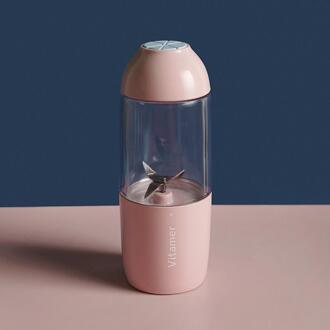 Draagbare Juicer Mini Babysap Cup Voor Citroen Oranje Sap Roze