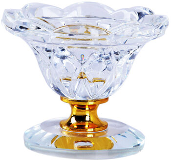 Draagbare Kandelaars Klassieke Kristallen Glazen Kaarshouder Terrarium Bruiloft Kandelaar Vaas Home Hotel Bar Decor