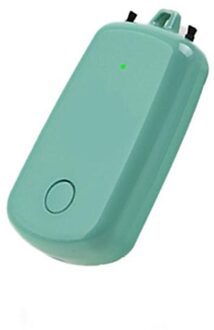 Draagbare Ketting Luchtreiniger Mini Anion Wearable Negatieve Ionisator Generator Outdoor Huishoudelijke Luchtzuivering Gereedschap groen