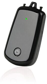 Draagbare Ketting Luchtreiniger Mini Anion Wearable Negatieve Ionisator Generator Outdoor Huishoudelijke Luchtzuivering Gereedschap zwart