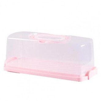 Draagbare Keuken Cake Box Waterdichte Plastic Handheld Cake Pakket Container Voor Carrying Cupcake Dessert Fruit Opslag Carrier 6