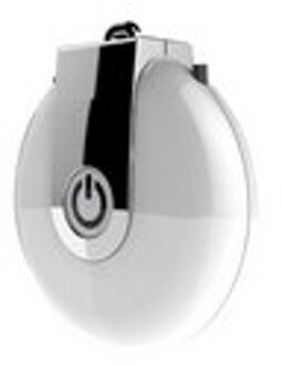 Draagbare Kids/Volwassenen Wearable Ketting Luchtreiniger Mini Negatieve Ionen Generator Auto Interieur Luchtreiniger wit zilver