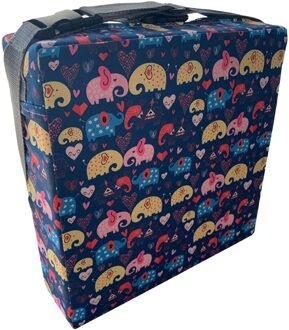 Draagbare Kinderstoel Booster Pad Verstelbare Afneembare Wasbare Thicken Spons Zitkussen Voor Kids Peuter Voeden Stoel