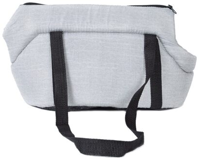 Draagbare Kitten Draagtas Casual Reizen Dubbele Zachte Schouder Rits Outdoor Pet Cat Carrier Handtas Dierbenodigdheden L 50x25x25CM